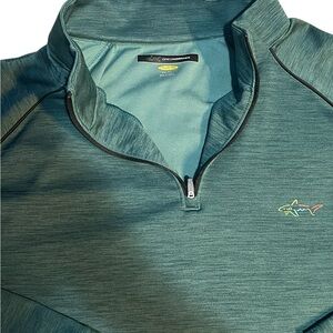 Greg Norman Play Dry Quarter Zip Pullover Men’s XXL Green Golf